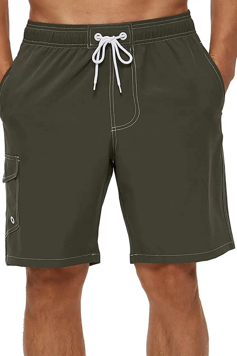 Men's Summer Beach Shorts Swimsuits Mesh Lined Swimwear Board Shorts Male Swimming Trunks Bathing Suit Sports Clothes