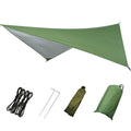 Camping Canopy: A Multifunctional Outdoor Shelter Featuring Four Elastic Guy Lines and Two Ground Anchors （Without support rods）