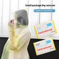 5Pcs Portable Emergency Raincoats For Hiking, Travel, Camping, And Cycling, Outdoor Emergency Gear, Compact Durable Rainwear