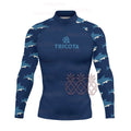 Men's Surfing Wear Swimming Diving T-Shirts Tight Long Sleeve Rash Guard Swimwear UV Protection Clothing Beach Floatsuit Tops