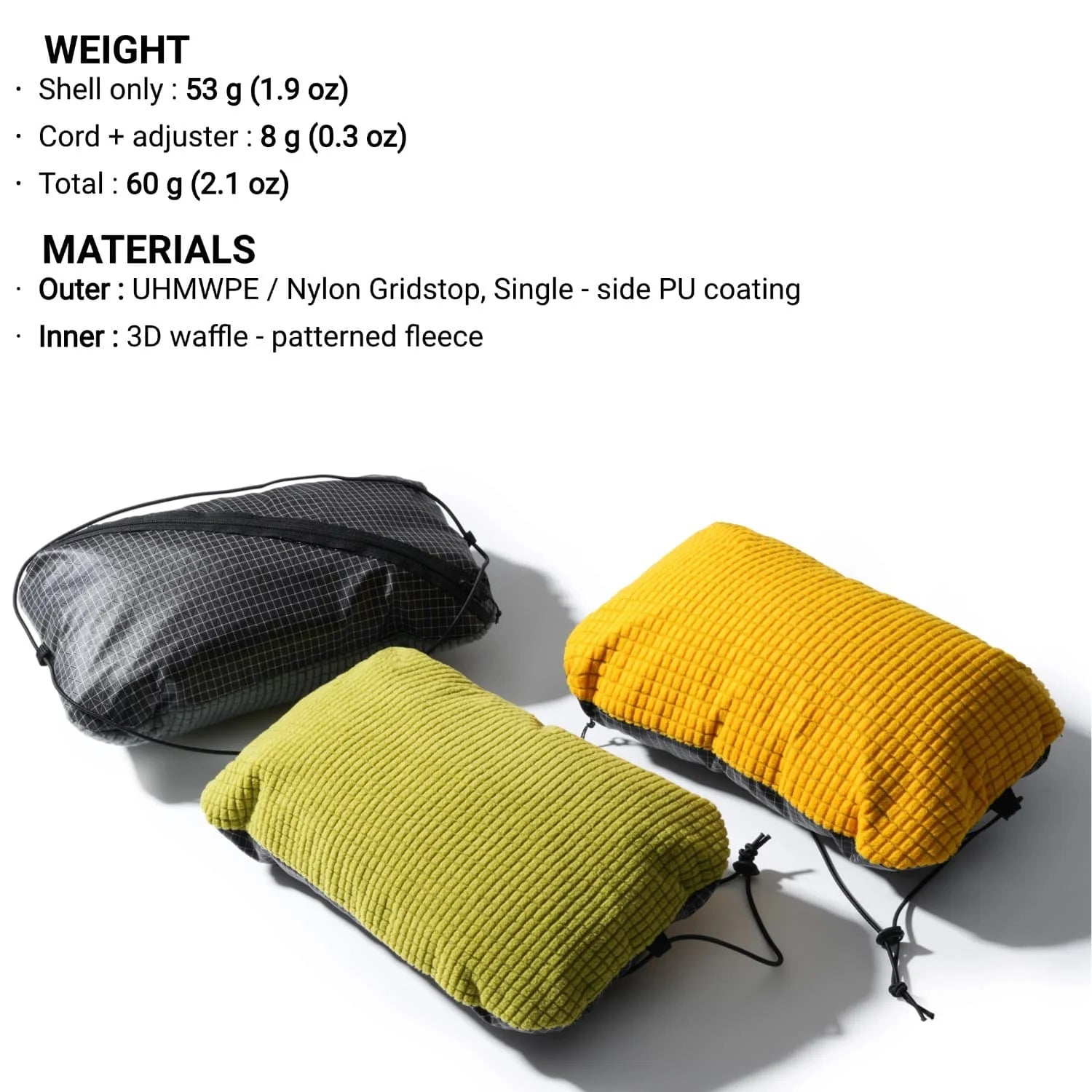 [HODRGEAR] Stuff Sack & Pillow UHMWPE Multifunctional Storage bag Outdoor Camping Headrest 53g Ultralight Hikers