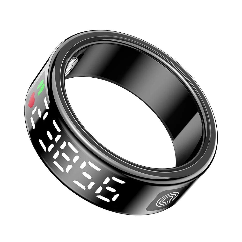 2025 New RS08 Smart Ring 5ATM Waterproof Health Fitness Ring Multi Sport Modes Heart Rate and Blood Oxygen Monitor for Men Women