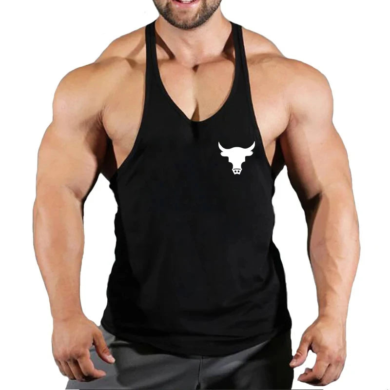 Gym Shirt Gyms Man Workout Bodybuilding Men Sportswear Men's Clothes Tank Top Vest Clothing Muscle Singlet Fitness Undershirt