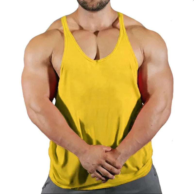 Gym Shirt Gyms Man Workout Bodybuilding Men Sportswear Men's Clothes Tank Top Vest Clothing Muscle Singlet Fitness Undershirt