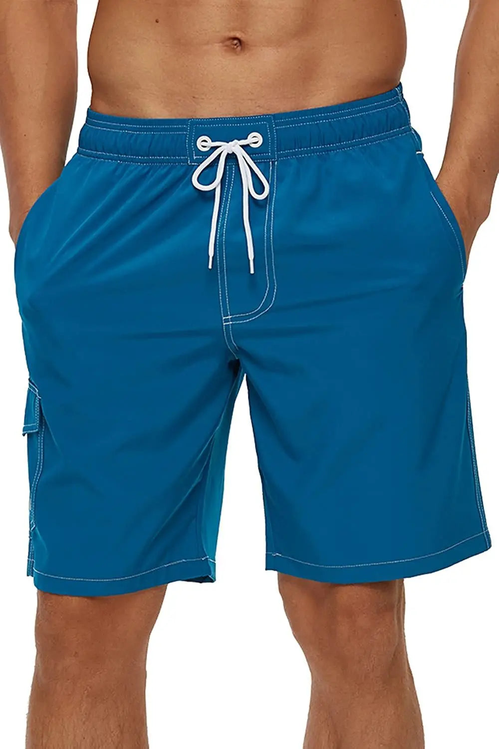 Men's Summer Beach Shorts Swimsuits Mesh Lined Swimwear Board Shorts Male Swimming Trunks Bathing Suit Sports Clothes