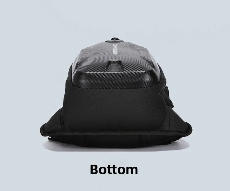 Motorcycle Backpack And Leg Bag Set for Men Hard Shell Multifunctional Riding Gear Outdoor Crossbody Chest Pack