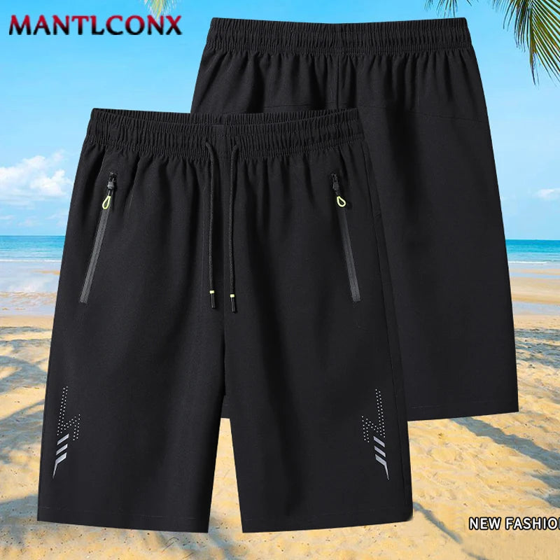 Men's Shorts Quick Dry Elastic Workout Short Pants Summer Casual Gym Fitness Training Running Sports Shorts Men Jogging Bottom