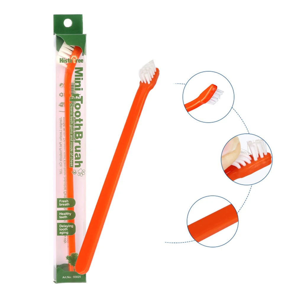 Pet Cat Dog Toothbrush Cleaning Brush for Teeth Cleaning Bad Breath Teeth Care Tool Tongue Cleaning Pet Accessories