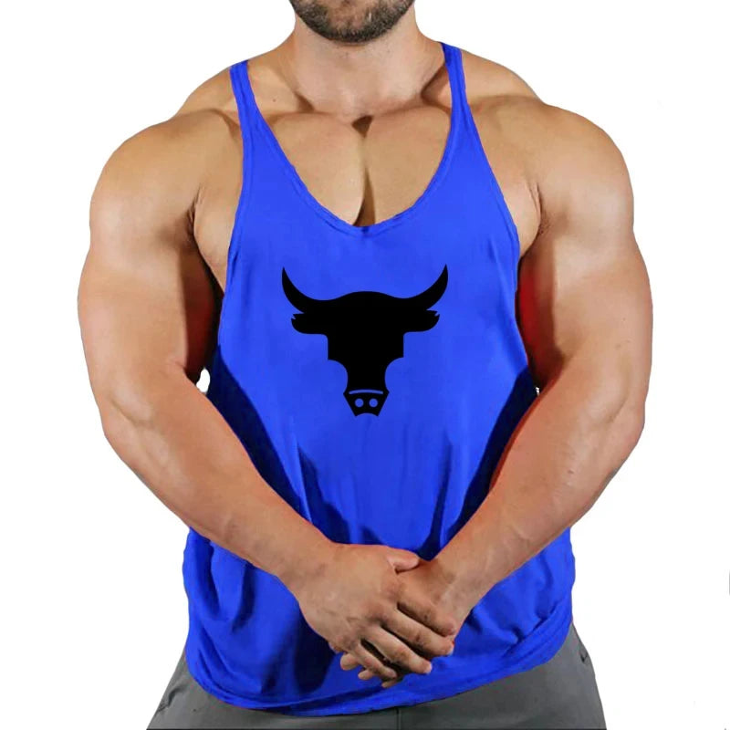 Gym Shirt Gyms Man Workout Bodybuilding Men Sportswear Men's Clothes Tank Top Vest Clothing Muscle Singlet Fitness Undershirt