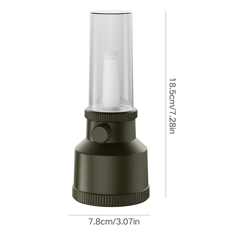New Camping Atmosphere Lamp with Extra Long Battery Life, Retro Illumination, Lantern, Campground, Home Use, Rechargeable, Outdo