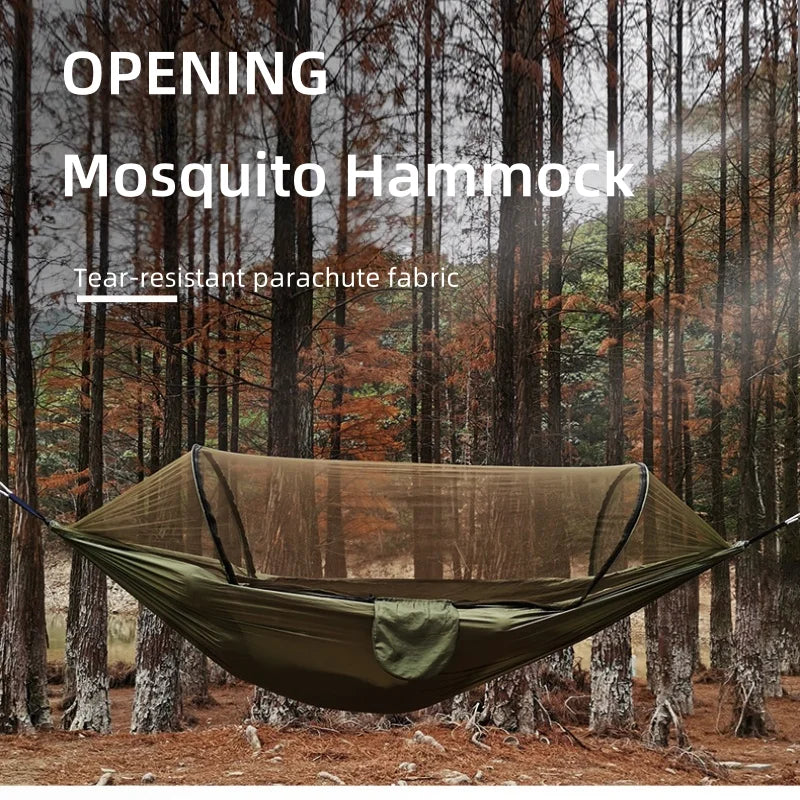 Portable outdoor camping hammock, outdoor furniture with mosquito net, bed, sleeping tent, hammock, camping hammock, Camping net