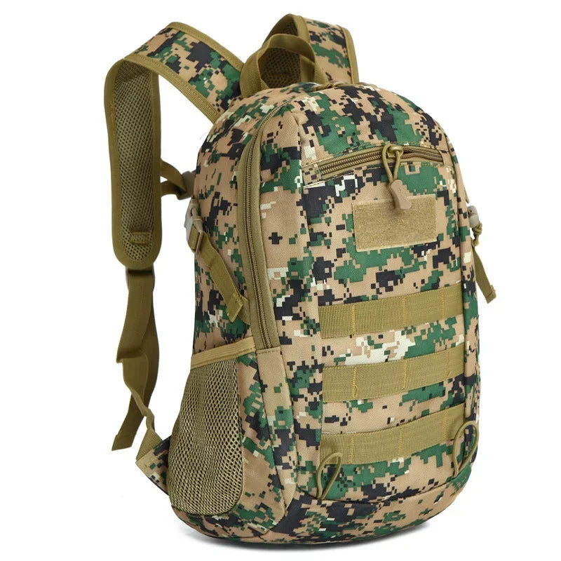Lightweight 15L Outdoor Waterproof Tactical Backpack – Durable Military Gear for Men's Hiking, Camping & Hunting
