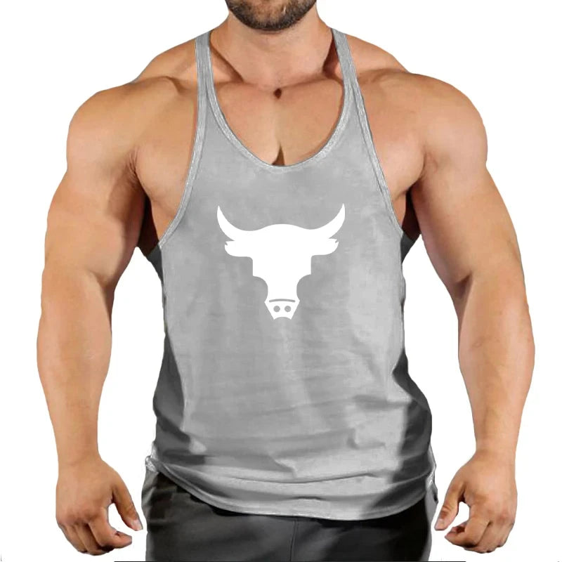 Gym Shirt Gyms Man Workout Bodybuilding Men Sportswear Men's Clothes Tank Top Vest Clothing Muscle Singlet Fitness Undershirt
