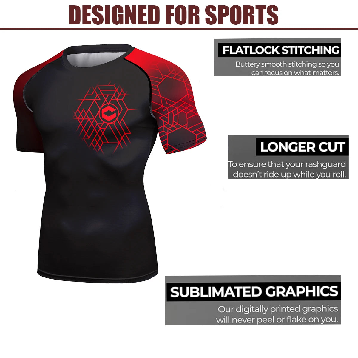 Cody Men Athletic Sportswear Compression Gym Fitness T-shirts Tight Boxing Jersey  jiu jitsu Bjj Rashguard Muay Thai Teeshirt 