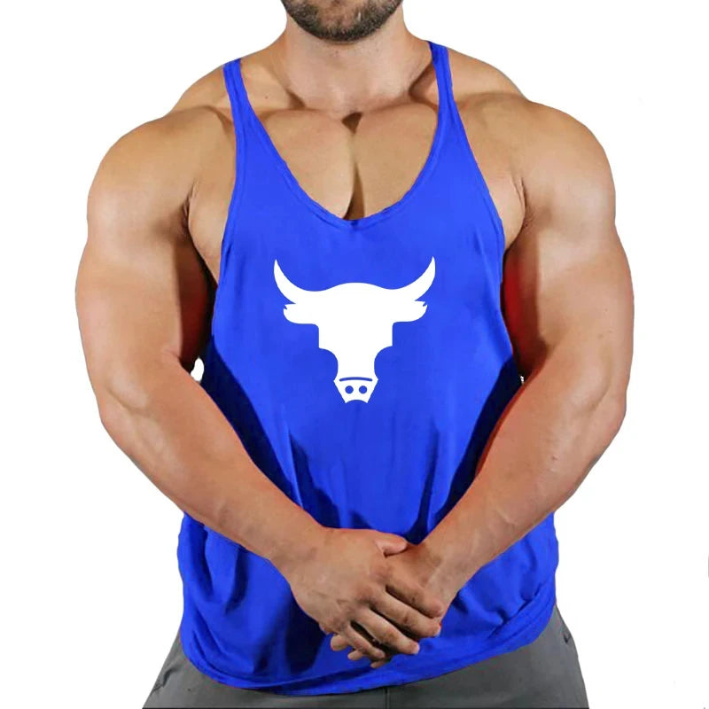 Gym Shirt Gyms Man Workout Bodybuilding Men Sportswear Men's Clothes Tank Top Vest Clothing Muscle Singlet Fitness Undershirt
