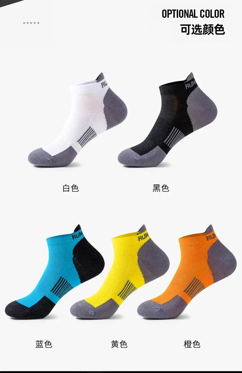 Running Socks Summer Fitness Sports Quick Drying Sweat Breathable Professional Marathon Running Socks Anti-friction Soft Socks