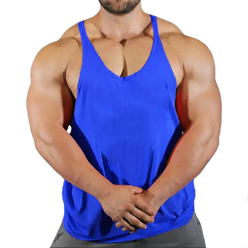 Gym Shirt Gyms Man Workout Bodybuilding Men Sportswear Men's Clothes Tank Top Vest Clothing Muscle Singlet Fitness Undershirt