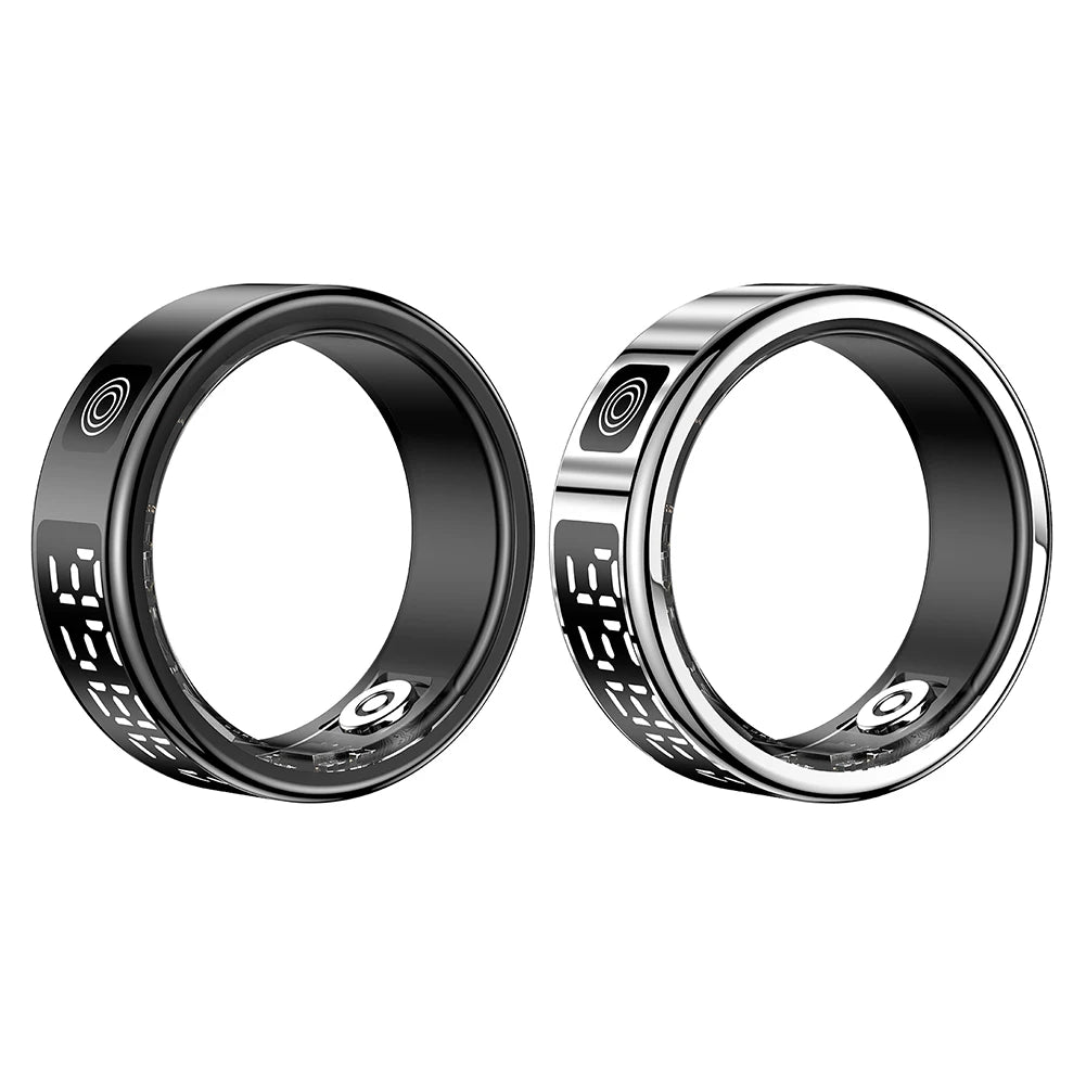 2025 New RS08 Smart Ring 5ATM Waterproof Health Fitness Ring Multi Sport Modes Heart Rate and Blood Oxygen Monitor for Men Women