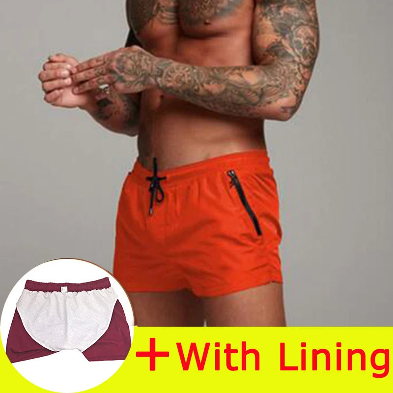 Summer Swimsuit 2026 Man board shorts Swimming Beach Shorts For Men Swimwear Swim Trunks Bathing mayo Surf short de bain homme