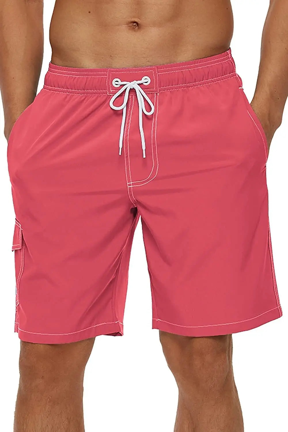 Men's Summer Beach Shorts Swimsuits Mesh Lined Swimwear Board Shorts Male Swimming Trunks Bathing Suit Sports Clothes
