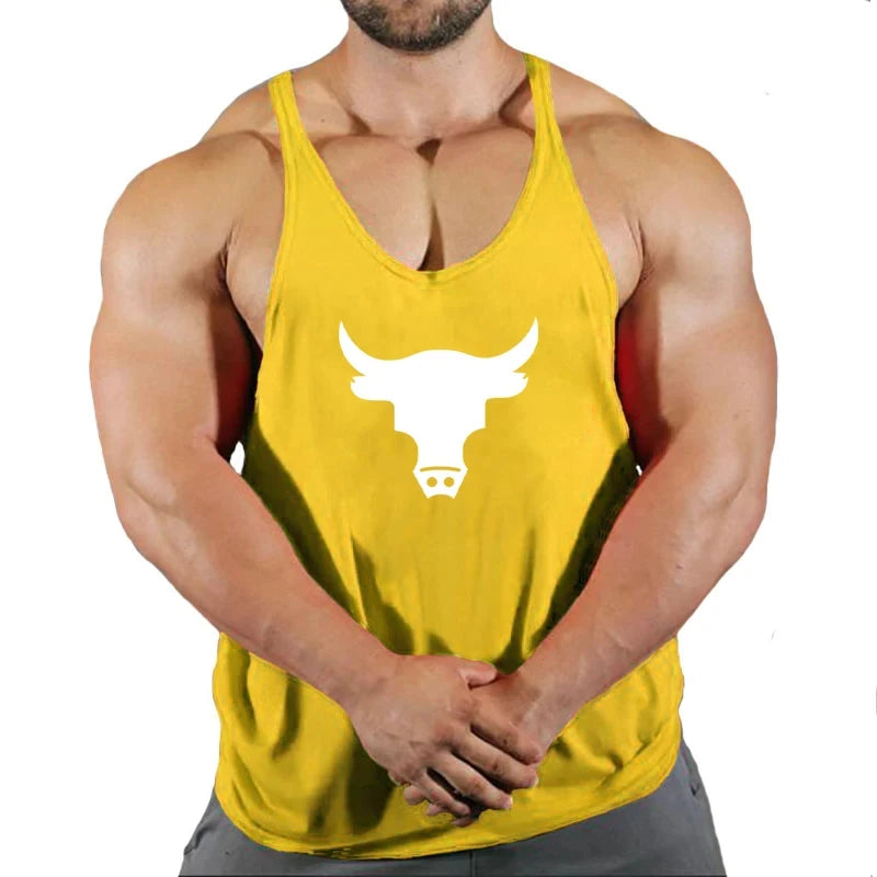 Gym Shirt Gyms Man Workout Bodybuilding Men Sportswear Men's Clothes Tank Top Vest Clothing Muscle Singlet Fitness Undershirt